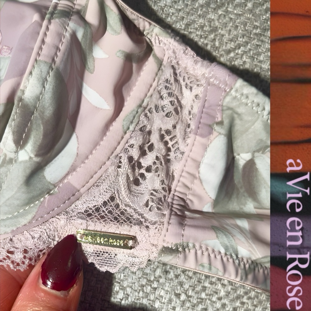 🌺La Vie En Rose Floral Lace Bra - Picture 7 of 12